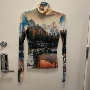 AFRM NWT Gorgeous mesh long sleeve